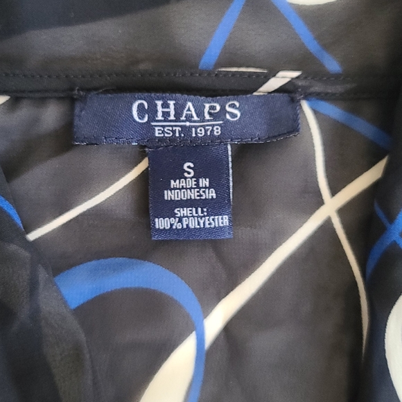 chaps button down blouse size small - Picture 3 of 6